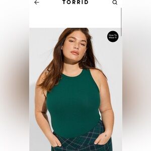 Green super soft tank